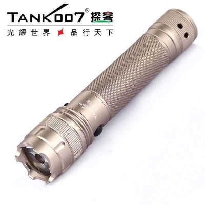 TANK007 TC18V2 CREE XR-E Q5直充超亮手電筒230流明可充電戶(hù)外搜索手電