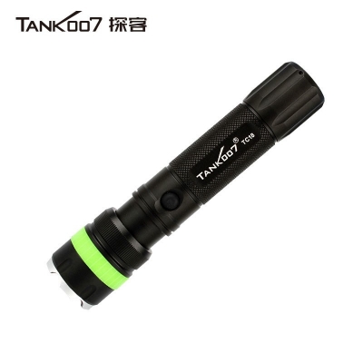 TANK007 TC18直充調焦遠光手電筒360流明可充電戶(hù)外搜索手電