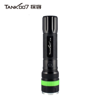 TANK007 TC18直充調焦遠光手電筒360流明可充電戶(hù)外搜索手電