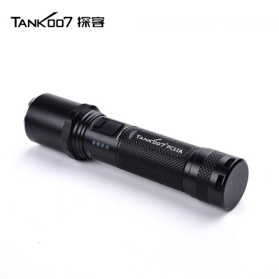 TANK007探客新標標準型執勤直充手電筒PC11A巡邏安防超亮手電