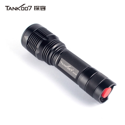 TANK007探客戶(hù)外執勤，執法，巡邏遠射防水戶(hù)外LED超亮手電筒DU126